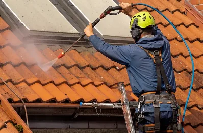 Démoussage et hydrofuge de toiture à Saint-Siméon-de-Bressieux